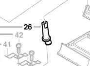 Excentrique de réglage réf. 2 606 110 001 Bosch